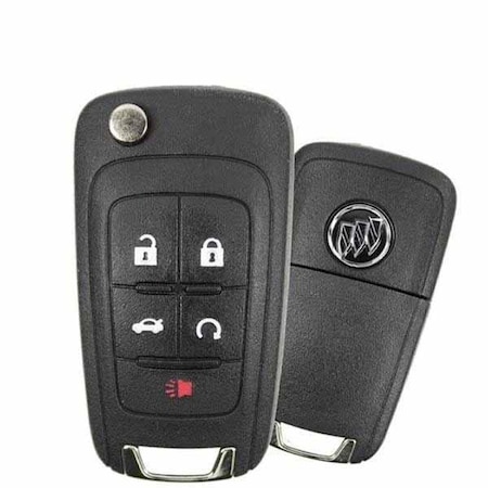 OEM: REF: 2010-2019 Buick / 5-Button Remote Flip-Key / PN: 13500226 / OHT01060512